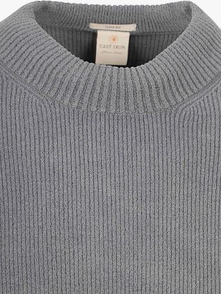 Cast Iron Pullover Gestrickt Sturmblau