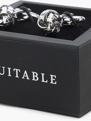 Cufflinks Knot Silver