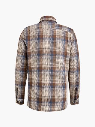 Cast Iron Overshirt Karos Braun