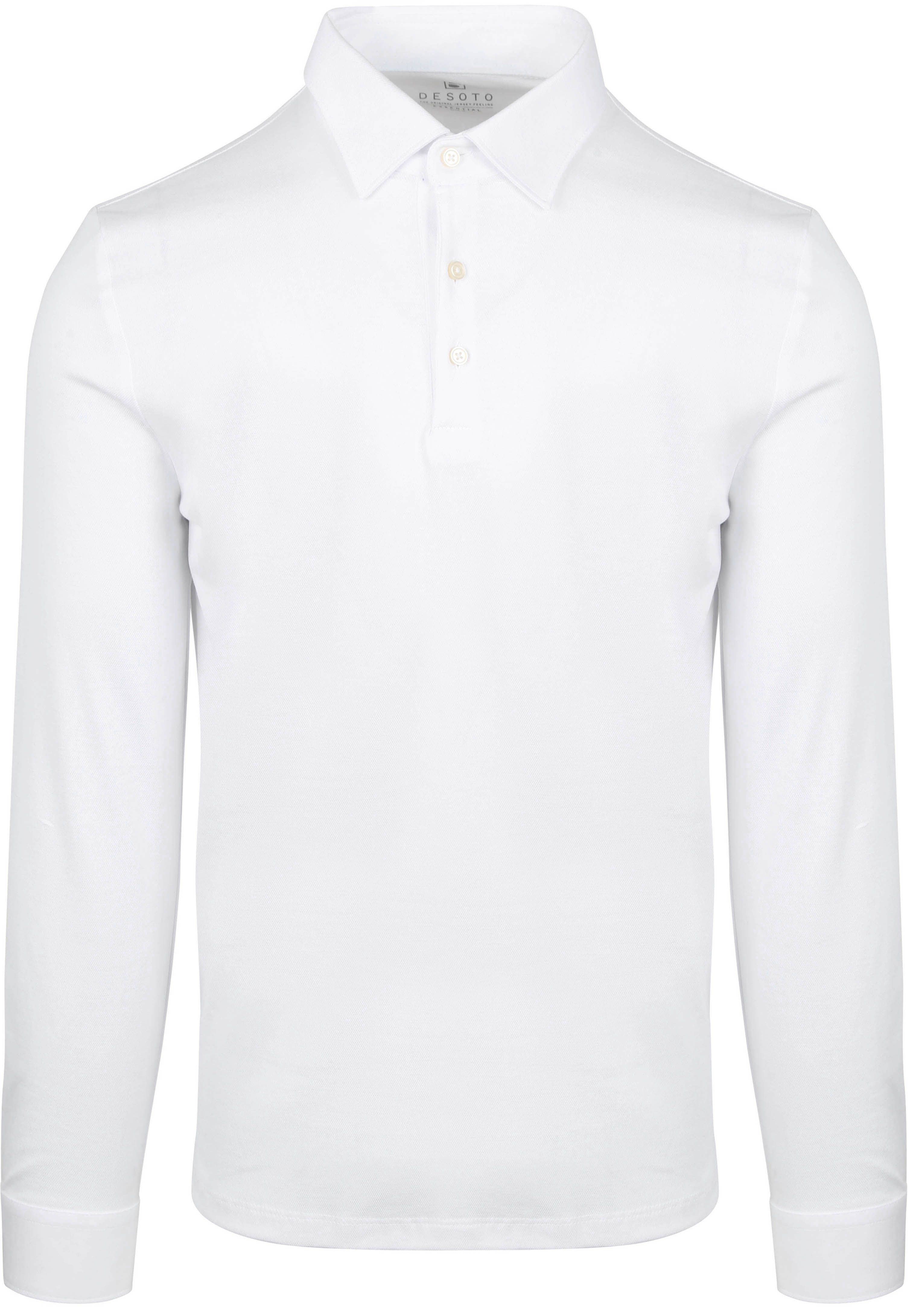 Polo a maniche lunghe Essential Bianco