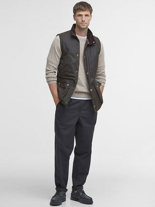 Barbour Westmoreland Wachsweste Olivgrün