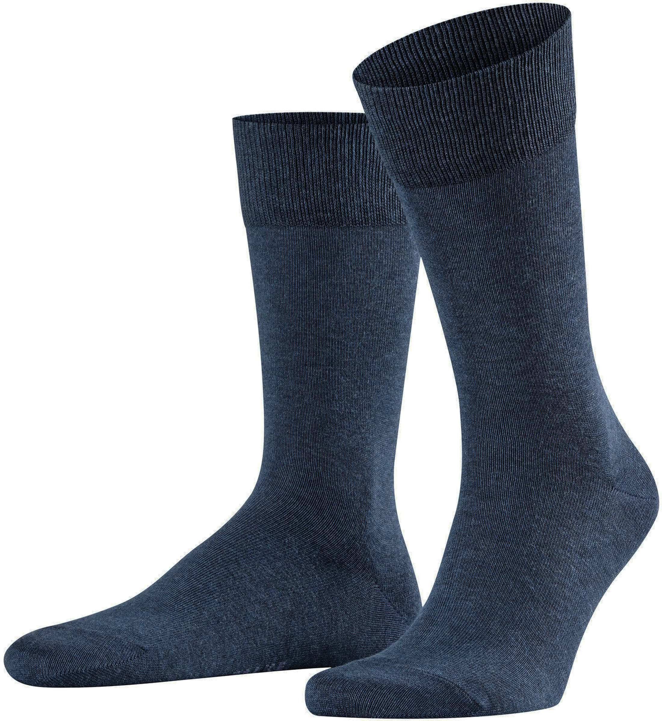 Happy Socks 2 pares azul marino jaspeado