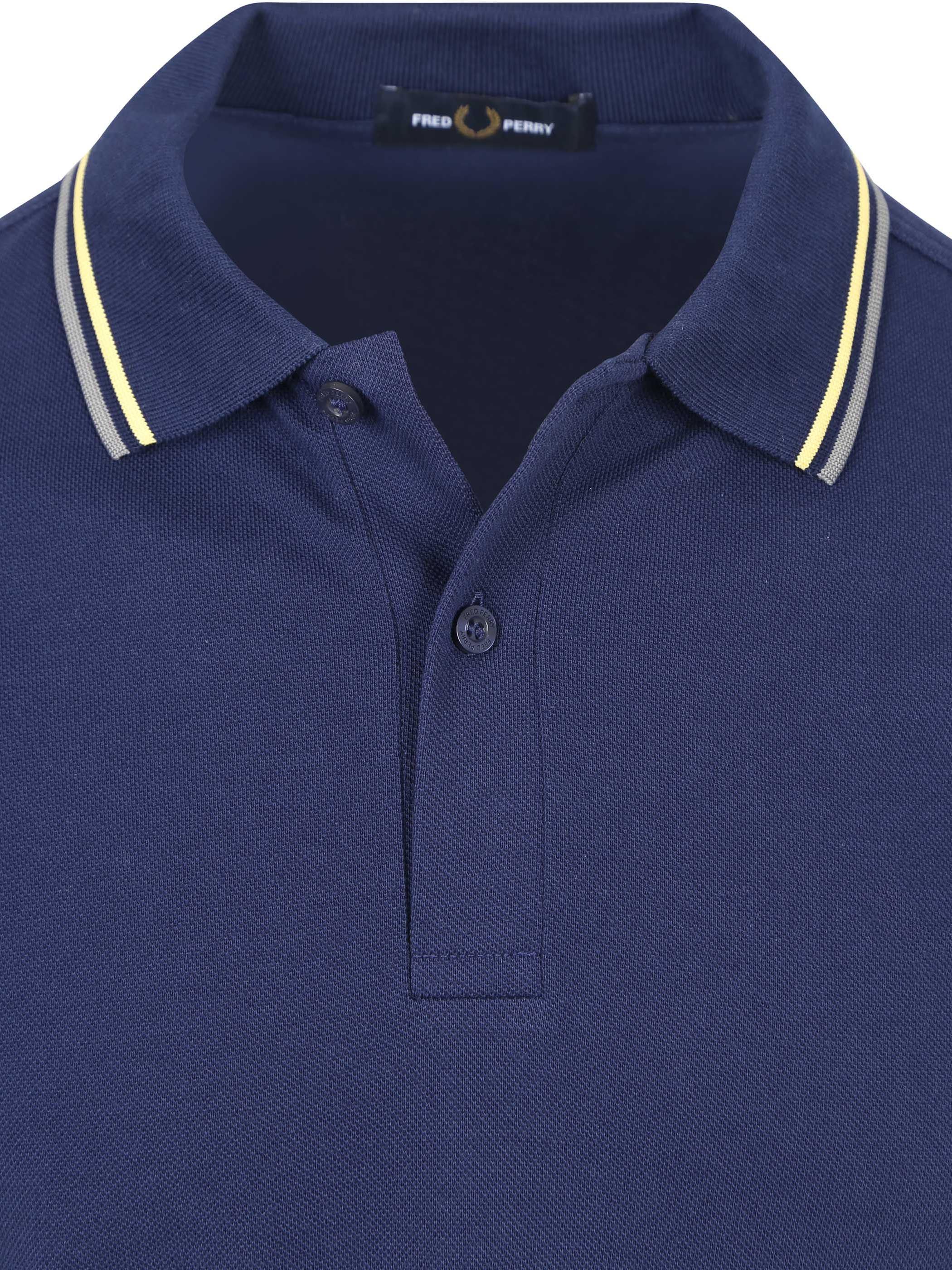 Fred Perry Polo Twin Tipped M3600 Mørkeblå 48A Product / Detail