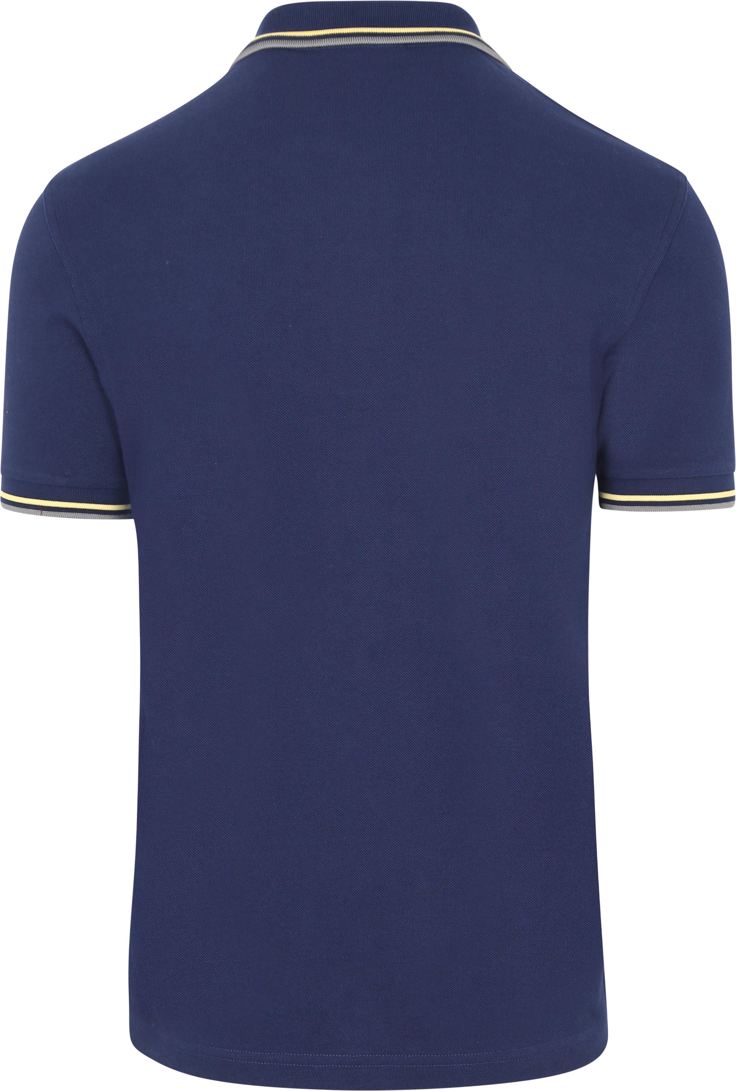 Fred Perry Polo Twin Tipped M3600 Mørkeblå 48A Product / Achterkant