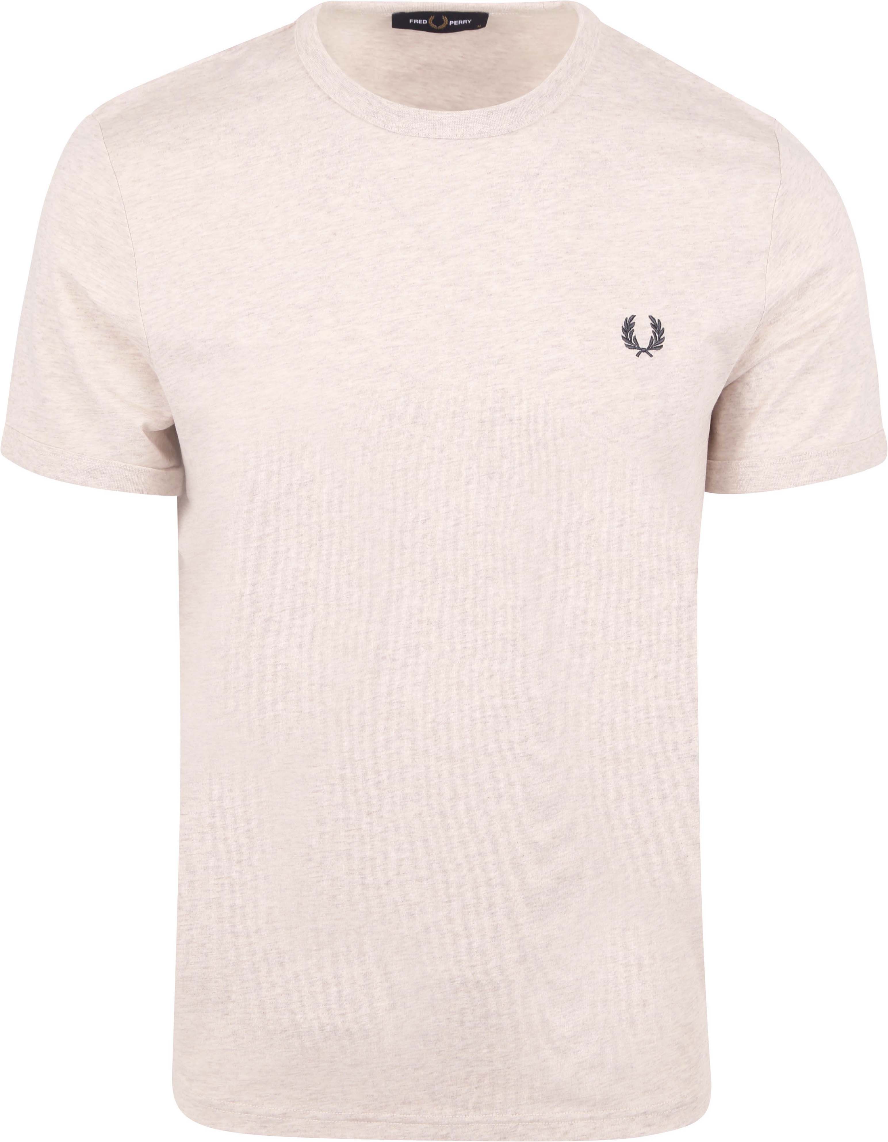 Fred Perry Ringer T-Shirt Beige X23 Product