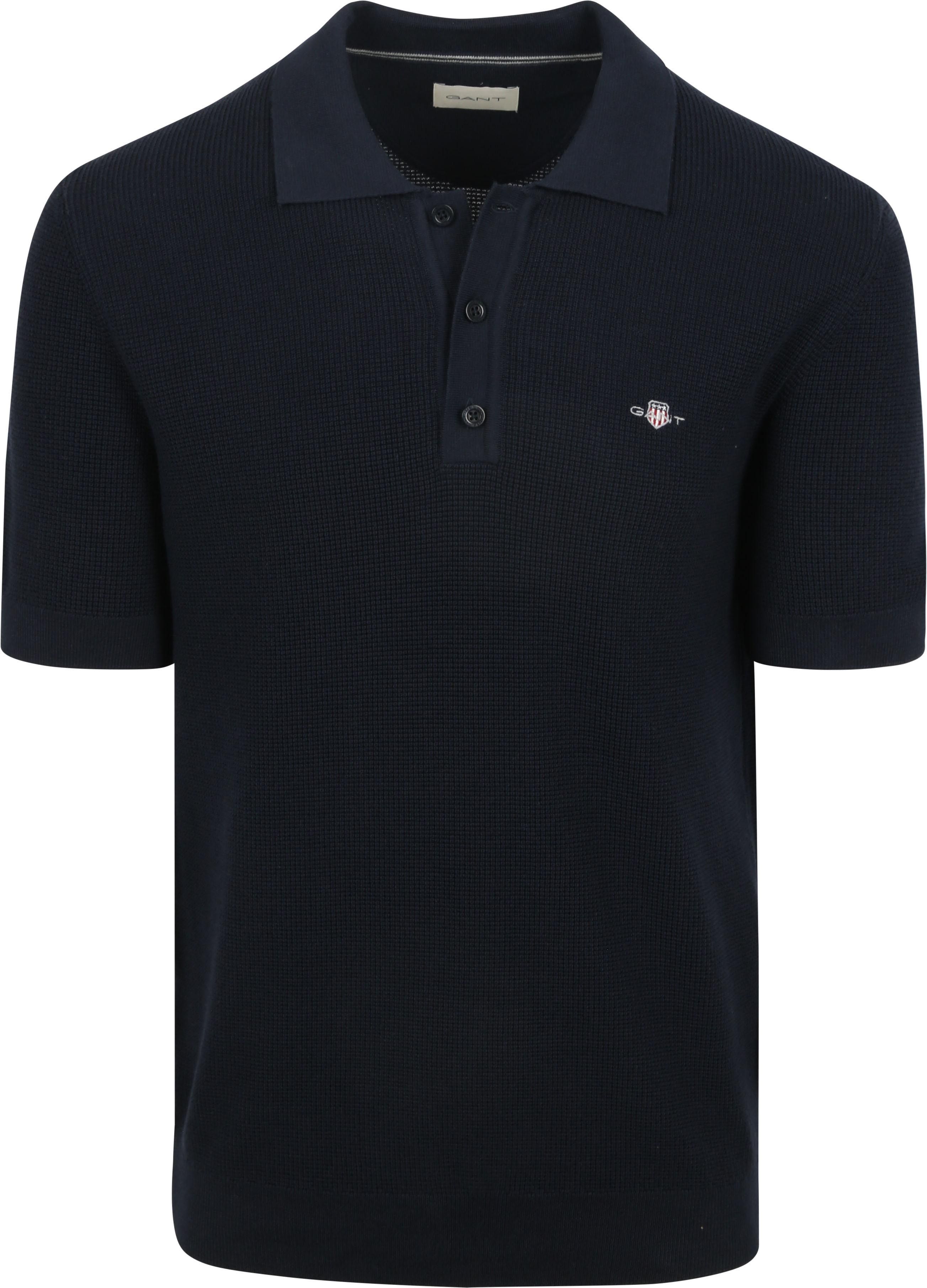 Gant Polo Maille Marine 8030294-433 commander en ligne | Suitable