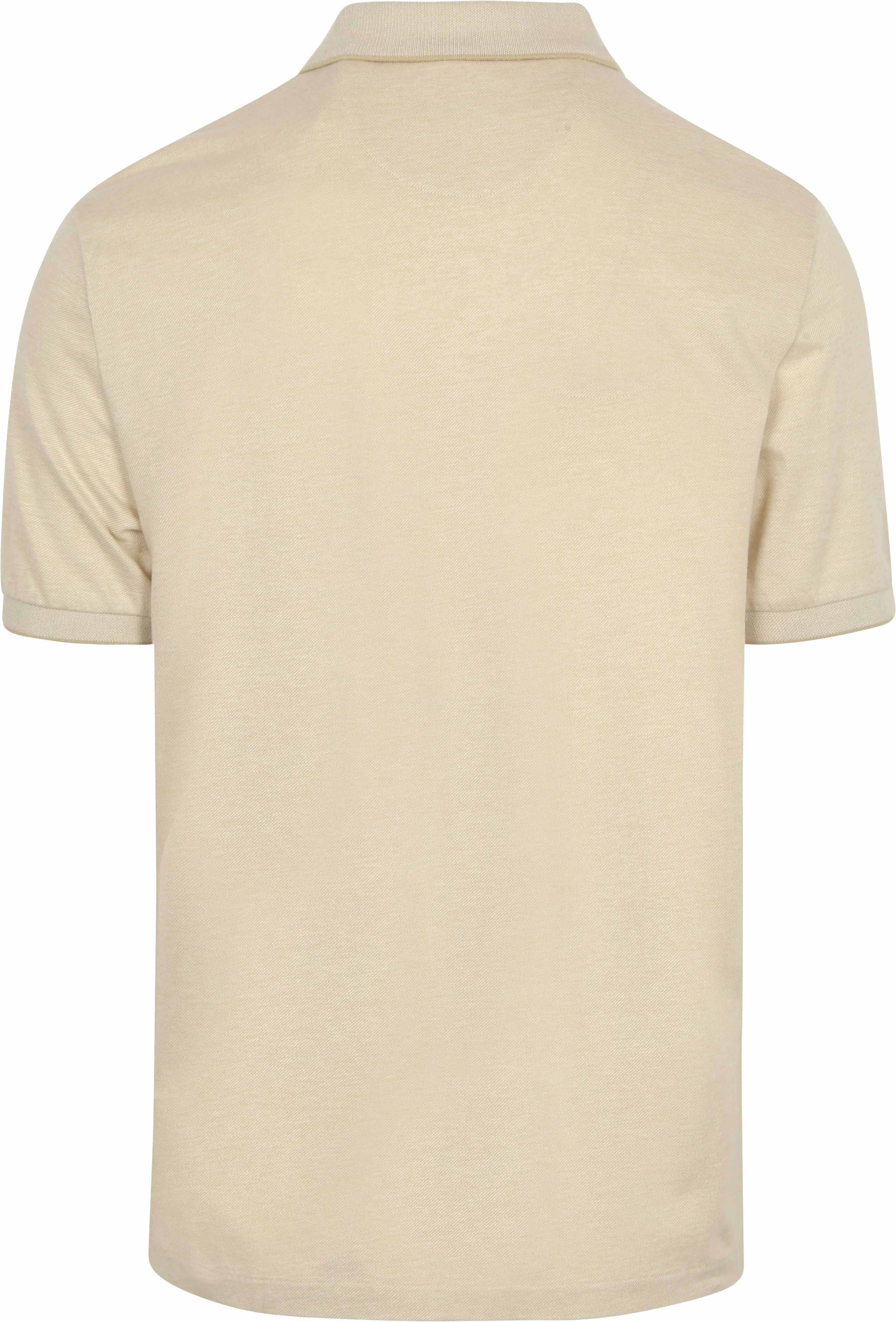 Gant Polo Piqué 2-Tone Écru Product / Achterkant
