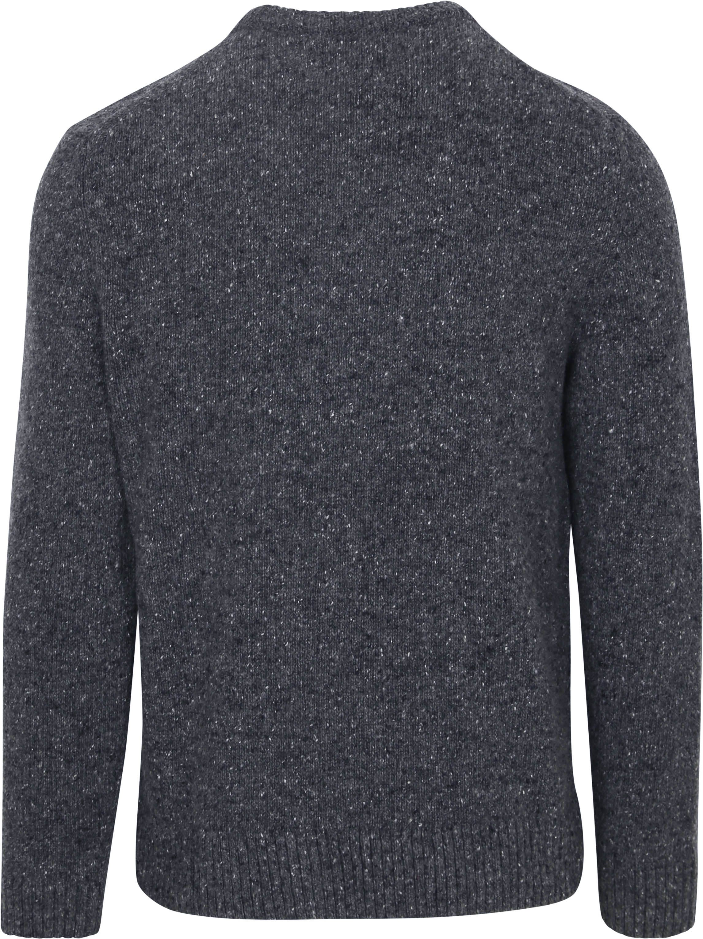 Gant Pullover Wool Blend Antraciet Product / Achterkant