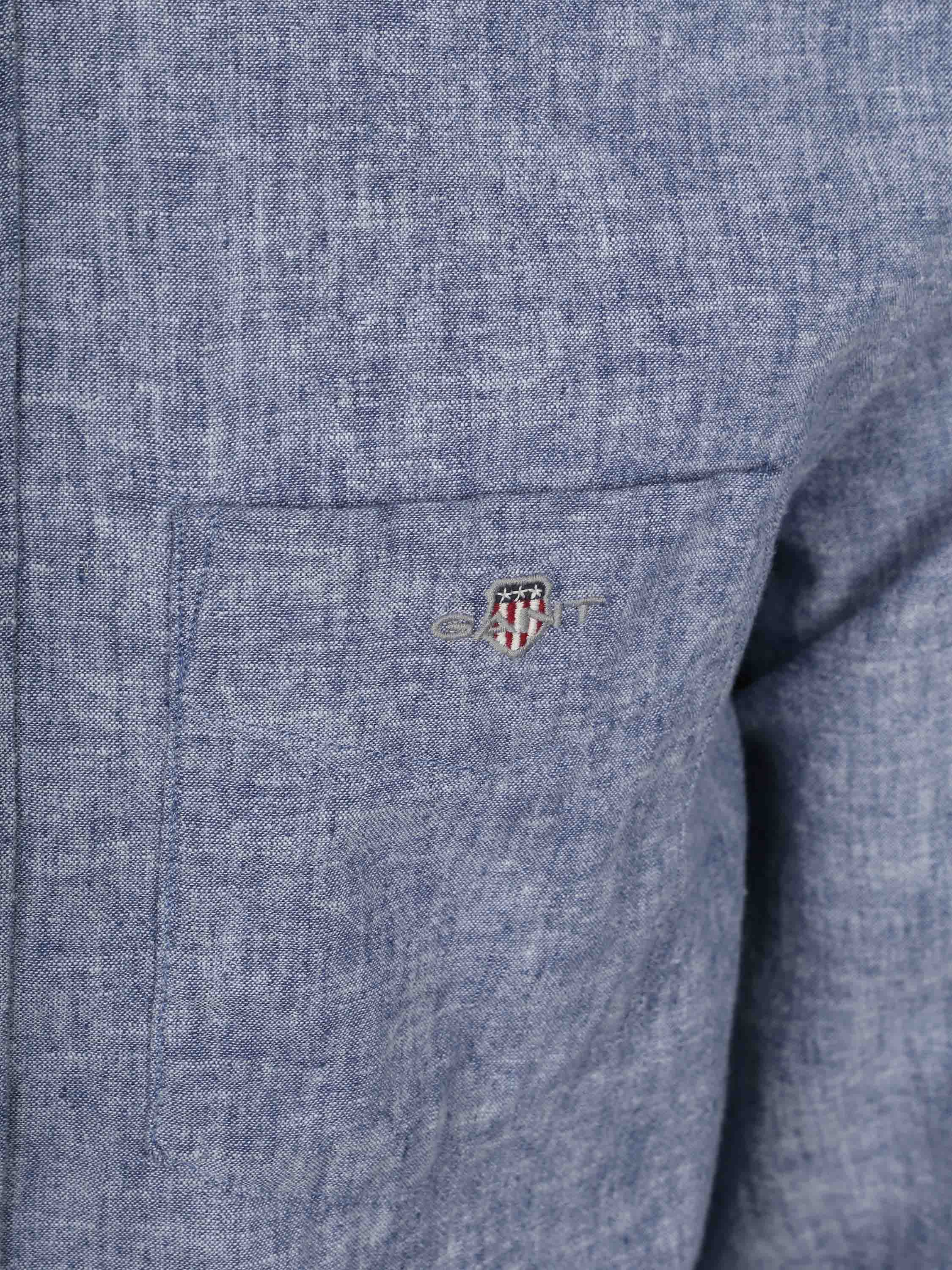 Gant Shirt Cotton Linen Blue  Product / Detail