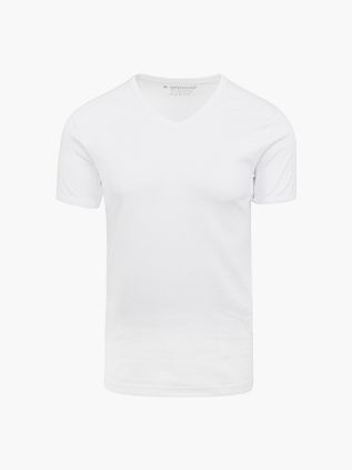 Garage Basic White V-Neck