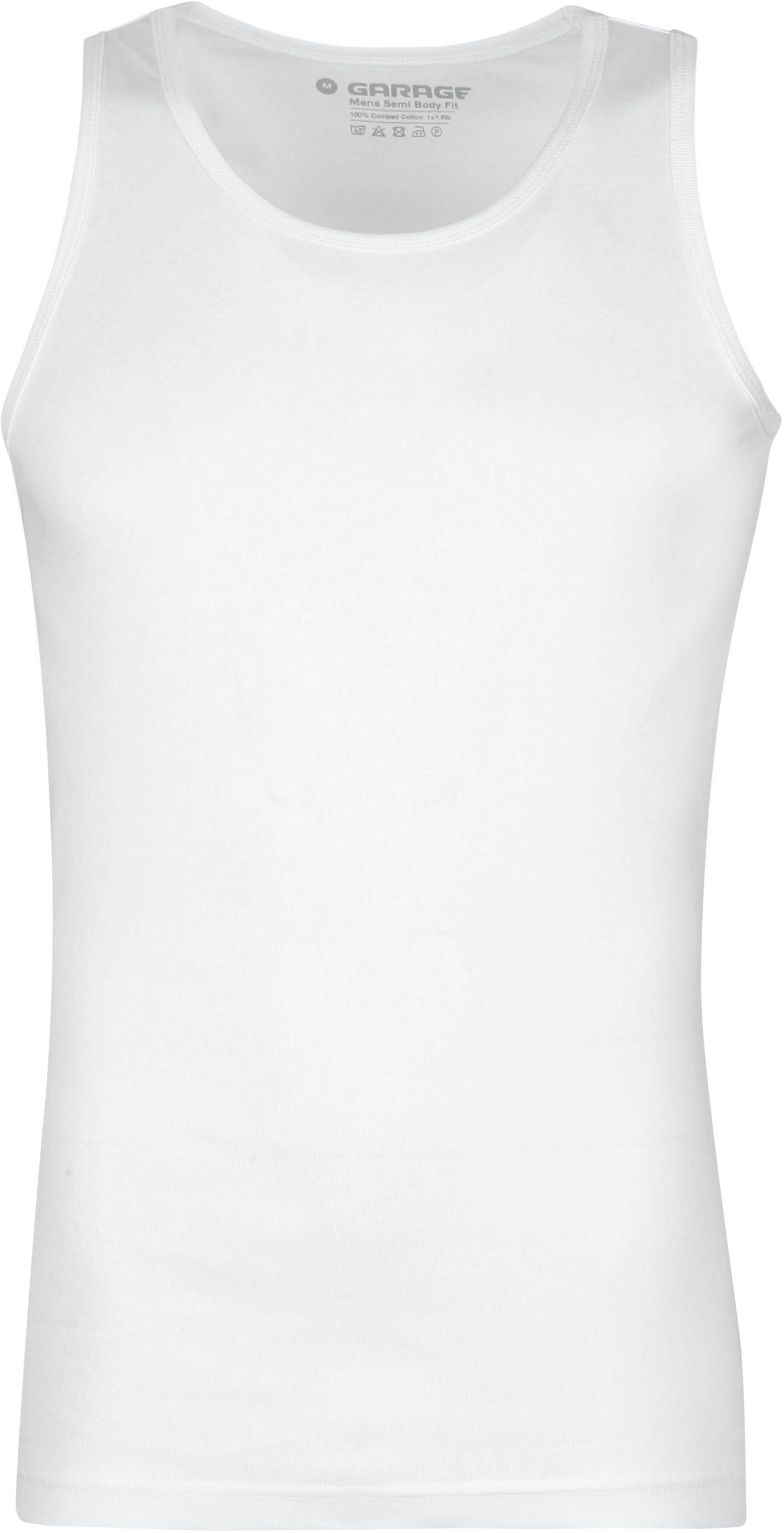 Stretch Basic Singlet Biały