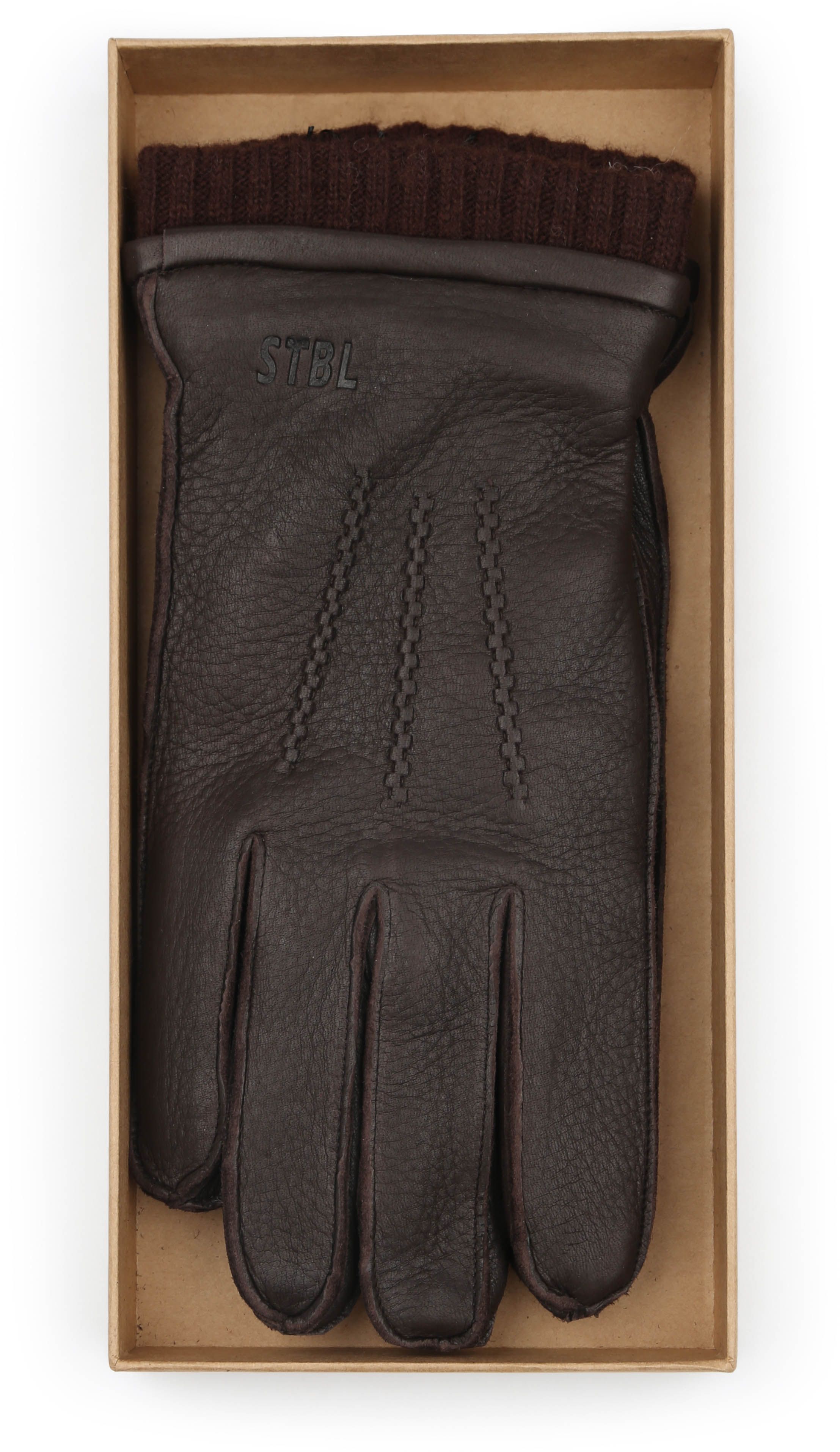 Suitable Gloves Leather Brown Product