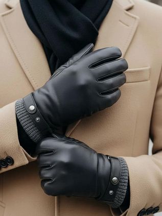Suitable Gloves Nappa Leather Black