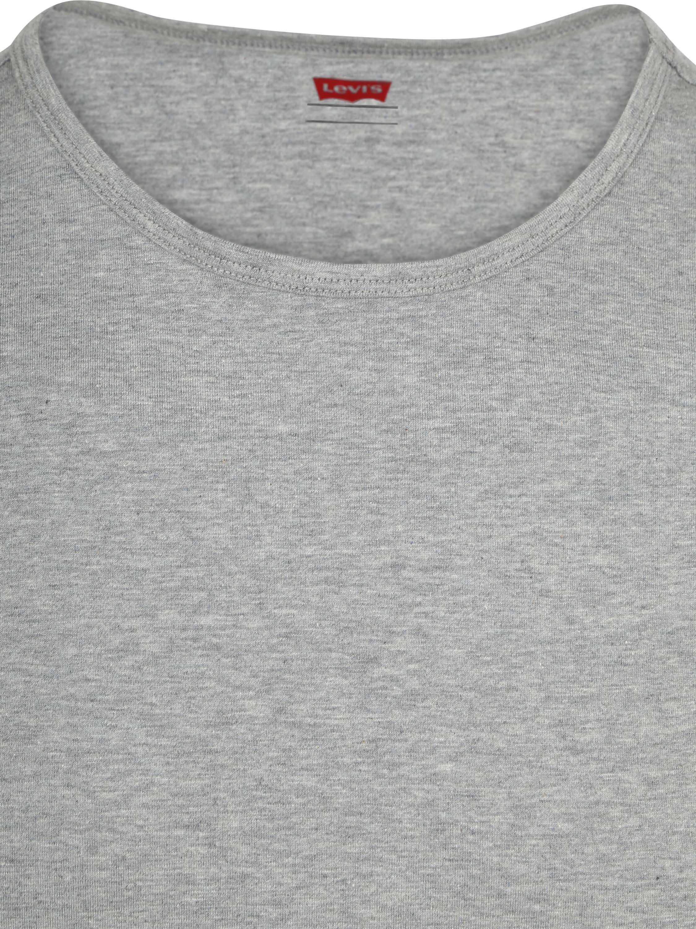 Levi's T-Shirt Solid Crew Navy Grau 2-Pack Product / Detail