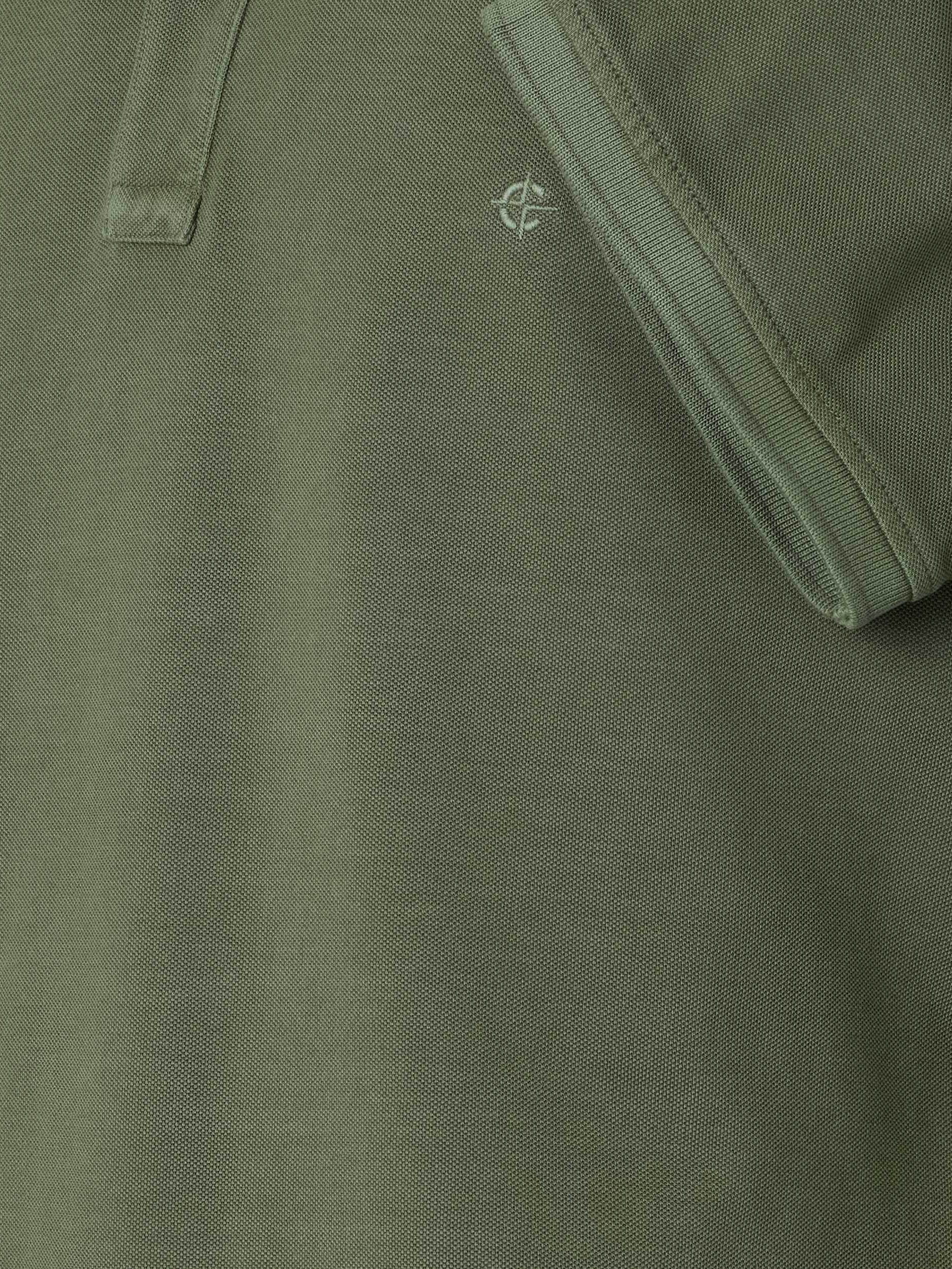 CASAMODA Polo Piqué Groen Product / Detail