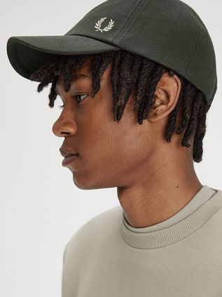 Fred Perry Cap Logo Dunkelgrün