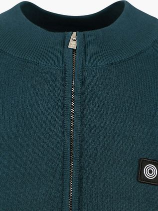 Blue Industry Half Zip Pullover Dunkelgrün