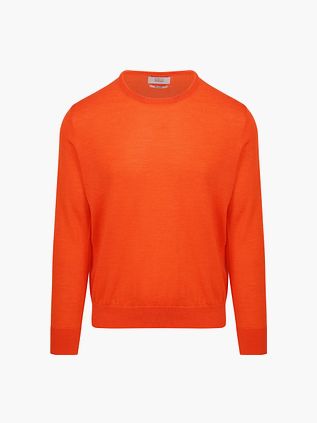 King Essentials The John Pullover Merino Oranje