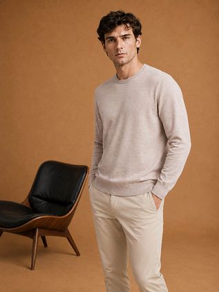 KING Essentials John merinogenser gråbeige