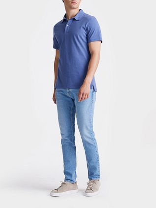 King Essentials The James Poloshirt Royal Blau