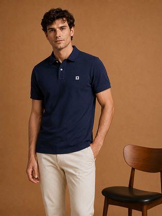 King Essentials The Rene Poloskjorte Navy