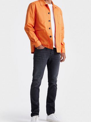 King Essentials The Benjamin Overshirt Orange