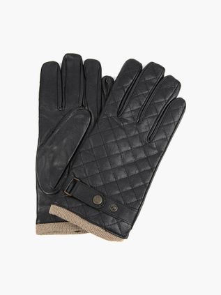 Laimbock Quilted Gloves Blacos Black