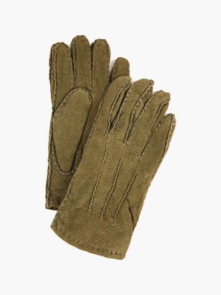 Laimbock Suede Gloves Penryn Olive