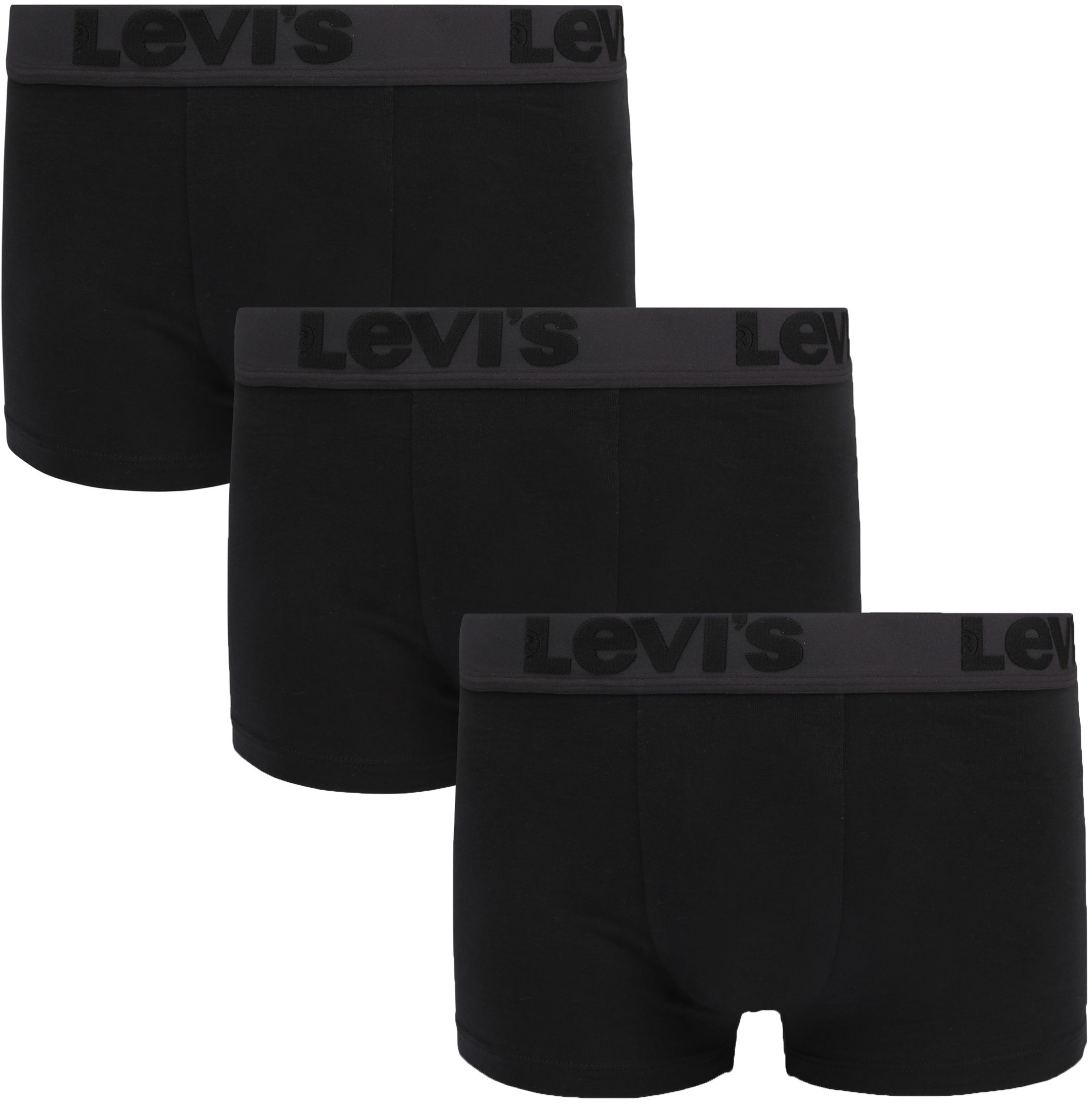 Boxershorts 3er-Pack Uni Schwarz