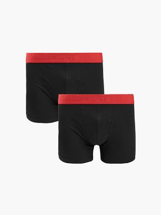 Levi's Brief Boxershorts 2-Pack Schwarz