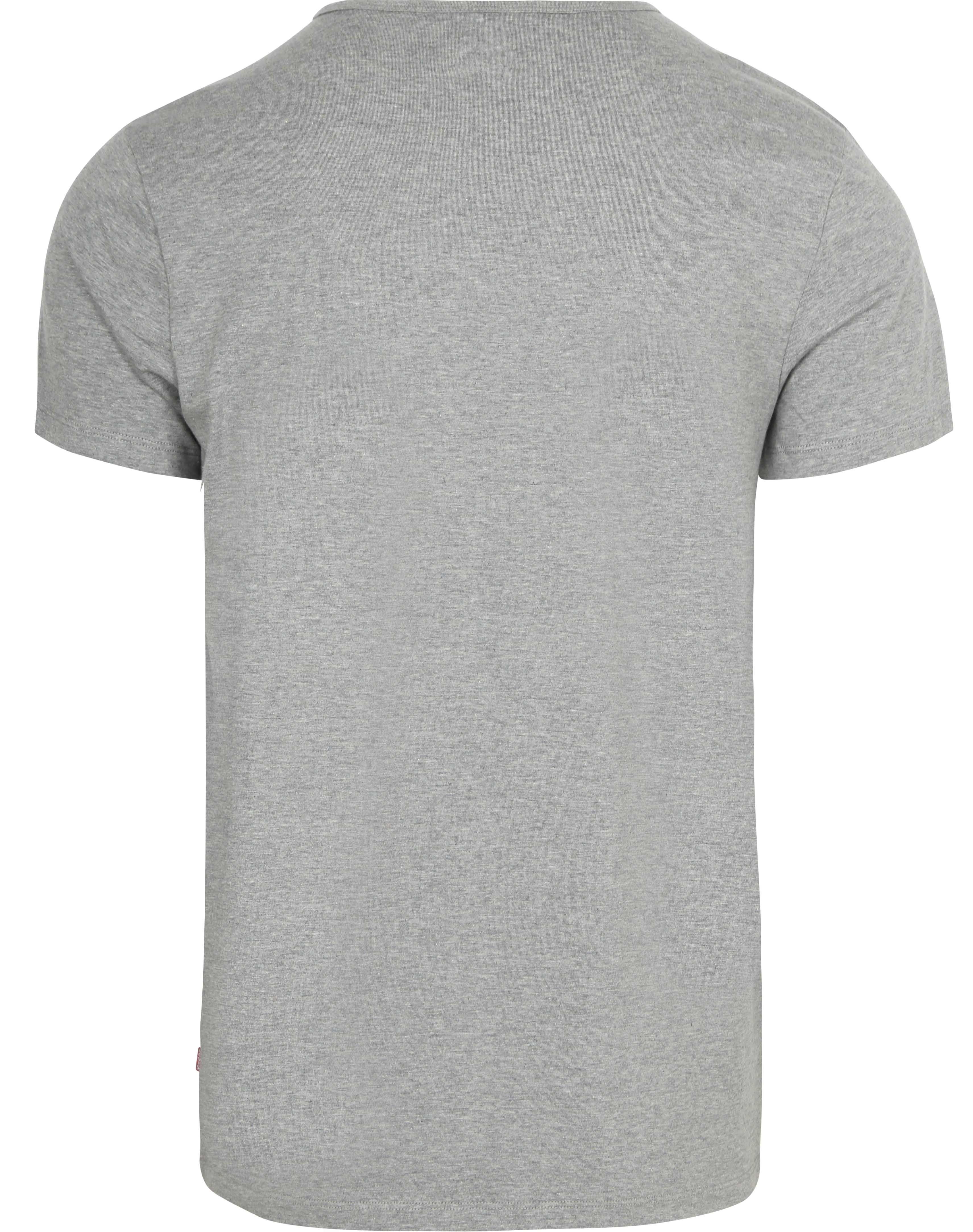 Levi's T-shirt Col Rond Marine-Gris Lot de 2 Product / Achterkant