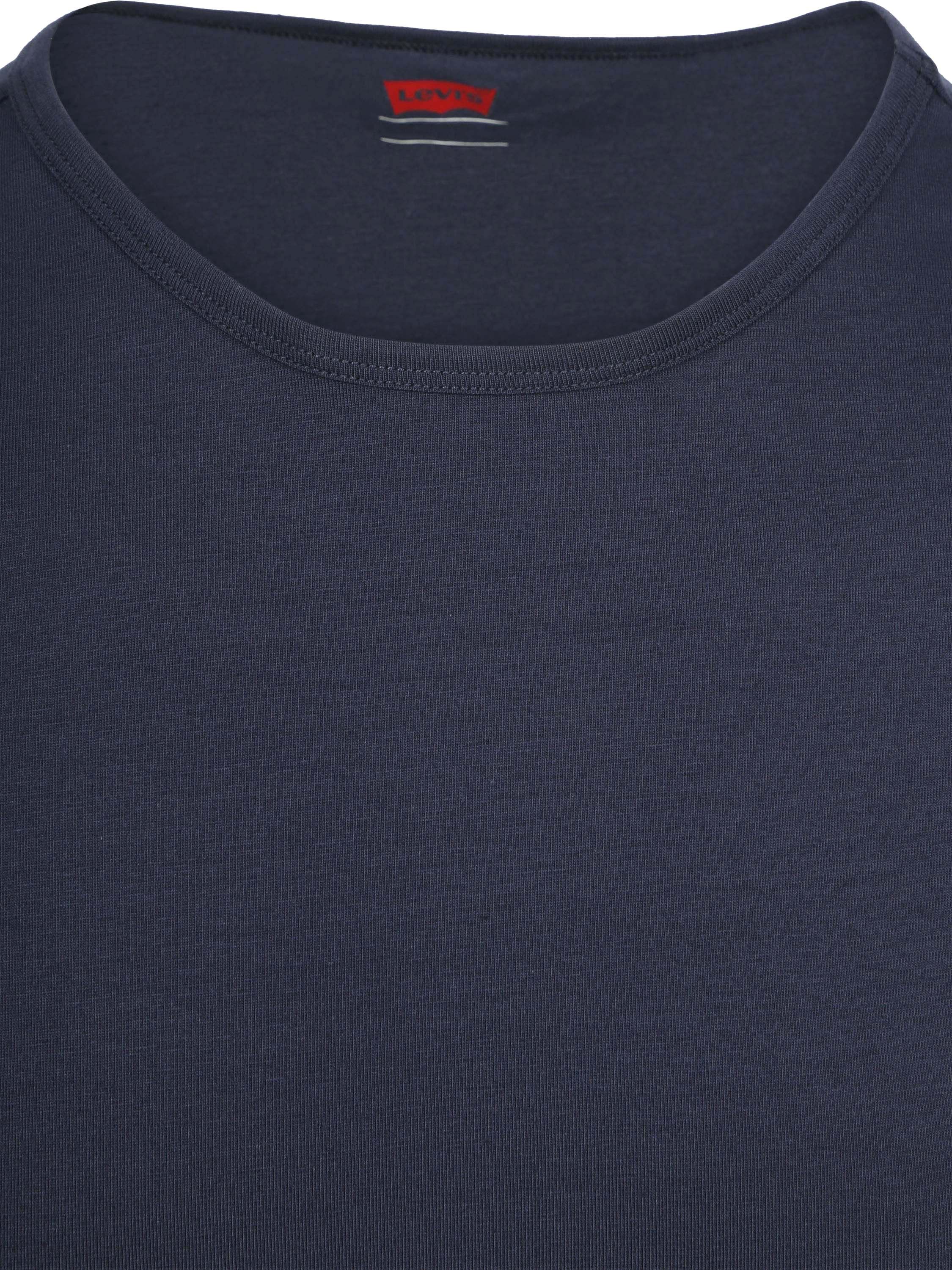 Levi's T-Shirt Solid Crew Navy Grau 2-Pack Product / Detail