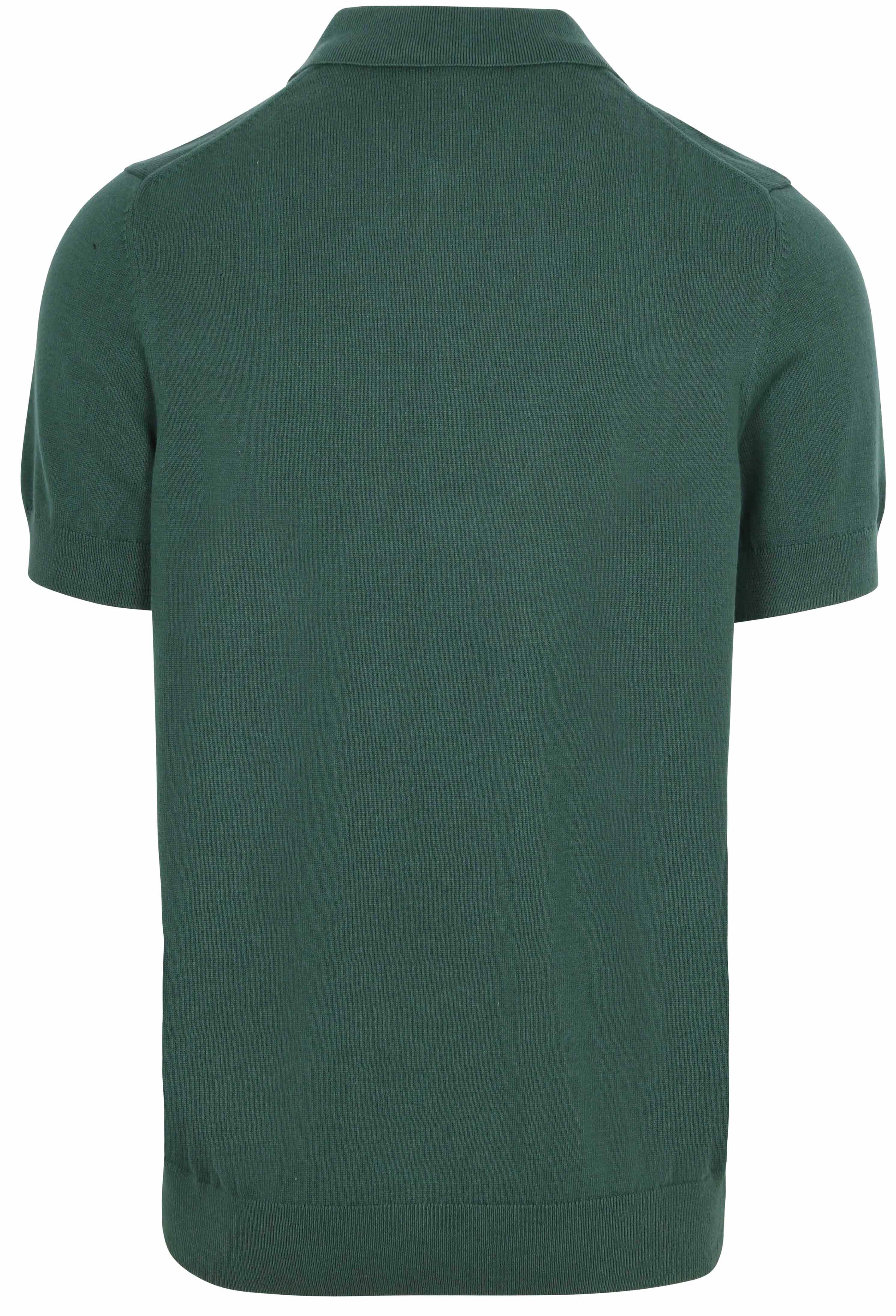 Lyle & Scott Strick-Poloshirt Grün Product / Achterkant