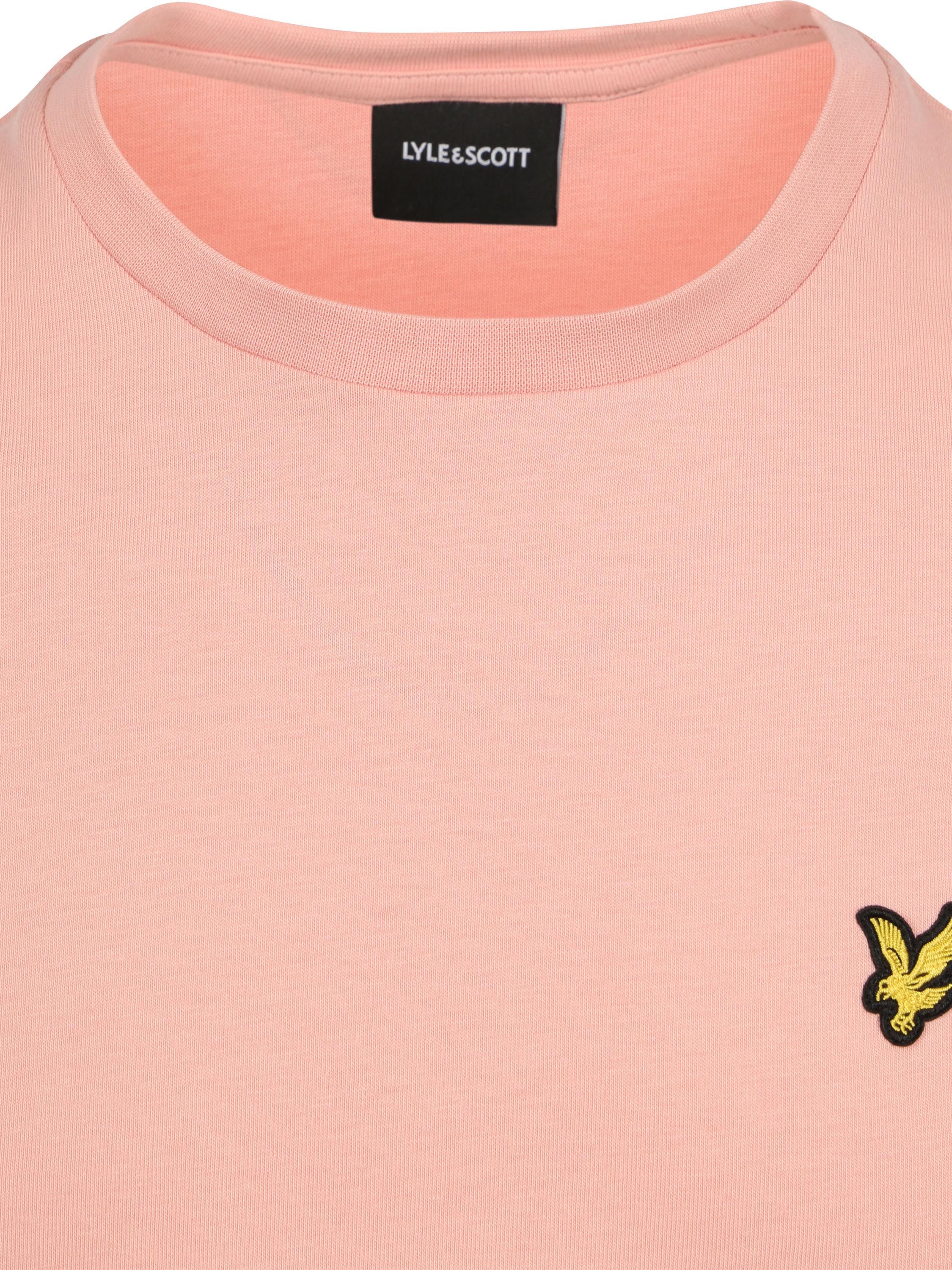 Lyle and Scott T Shirt Honeycomb Pink Product / Detail