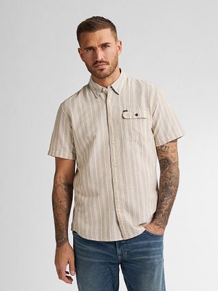 Petrol Turtlevista Camisa Casual Beige