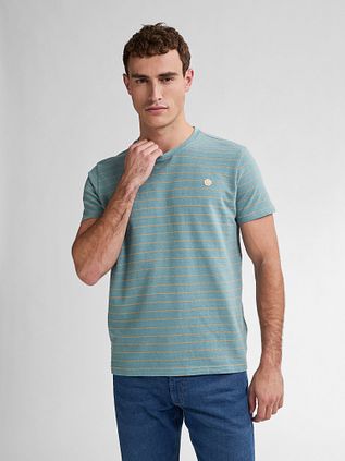 Petrol Mahi Camiseta De Punto Azul Océano
