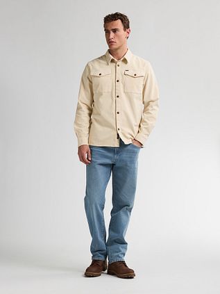 Petrol Camisa Pana Beige