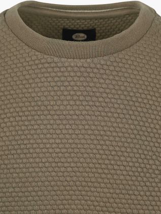 Jersey Petrol con textura en verde oliva