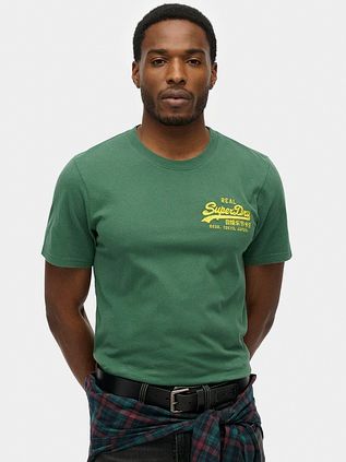 Superdry Tee Relaxed Grün
