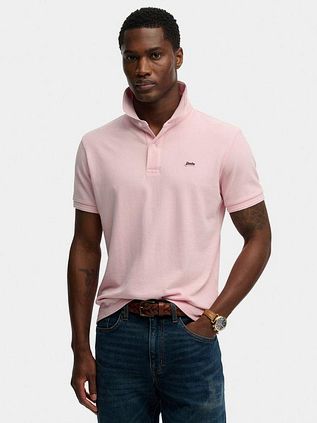 Superdry Polo Pique Pink