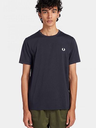 Fred Perry Ringer T-shirt Navy