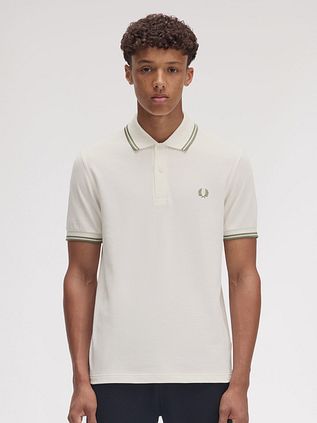 Fred Perry Polo Twin Tipped M3600 Ecru