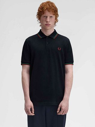 Fred Perry Polo Twin Tipped M3600 Navy Z58