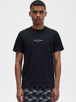 Fred Perry T-Shirt M4580 Zwart