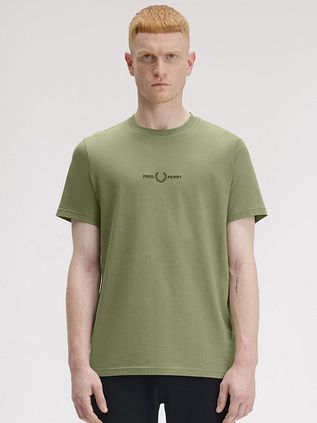 Fred Perry M4580 Broderet Oliven