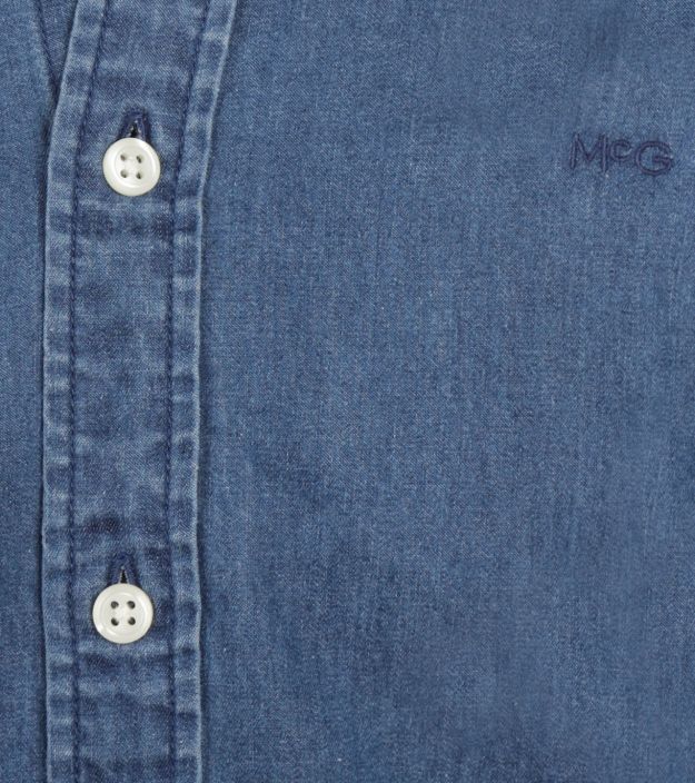 McGregor Hemd Chambray Indigo Product / Detail