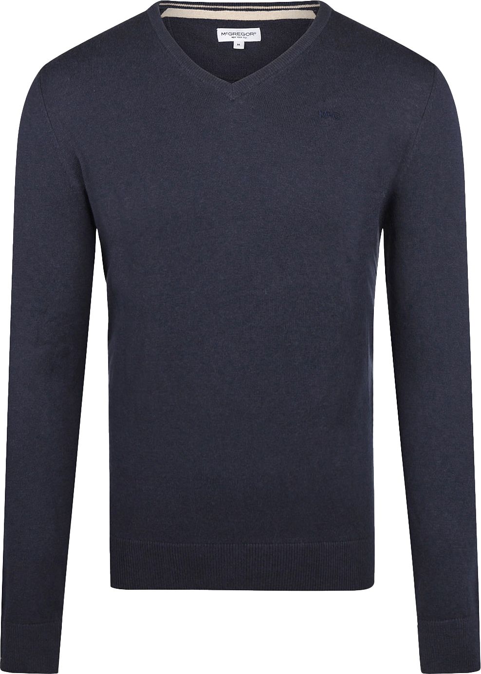 Pullover Merino Wool V-Neck Navy