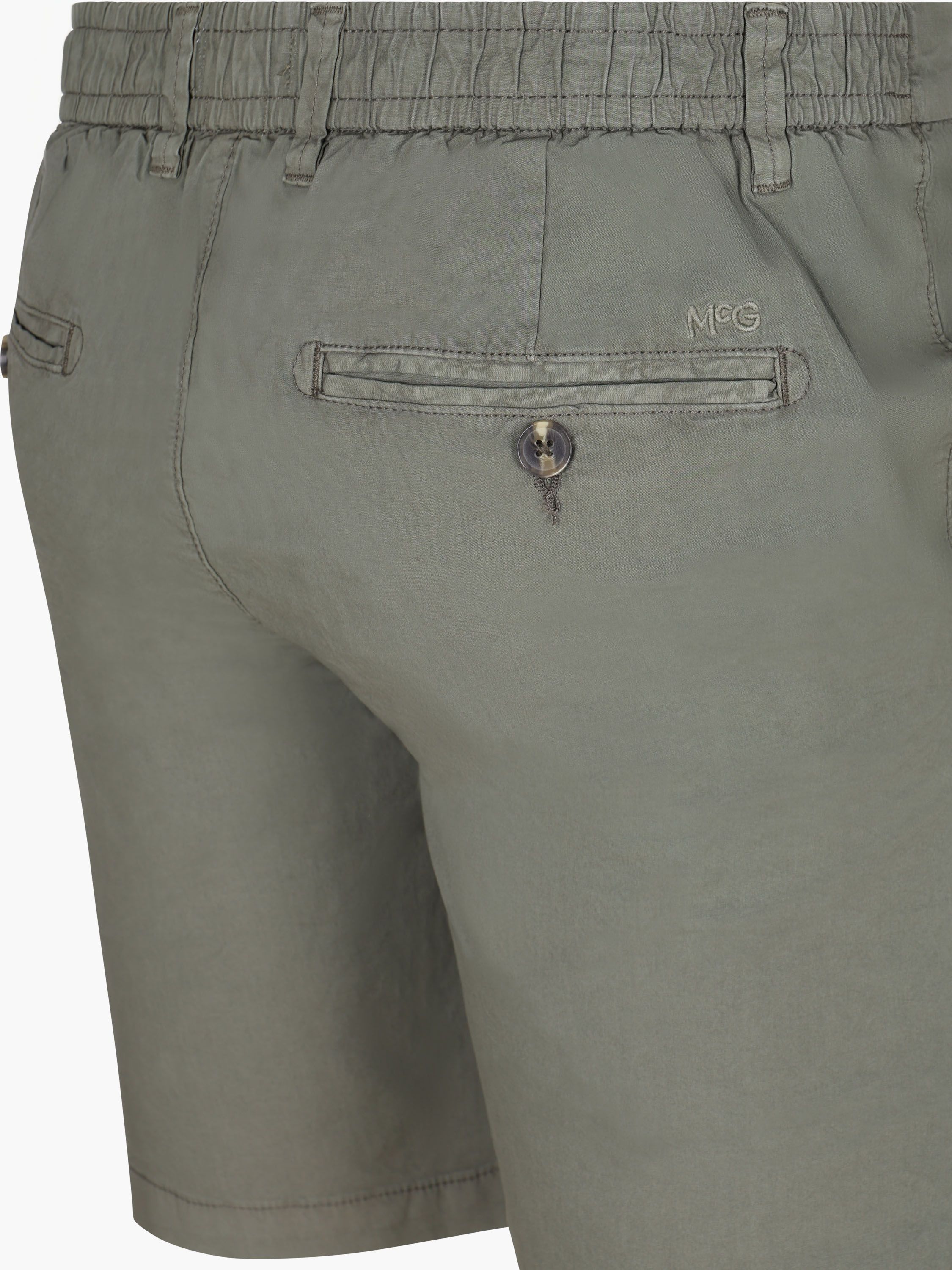 McGregor Shorts Poplin GMD Oliven Product / Achterkant