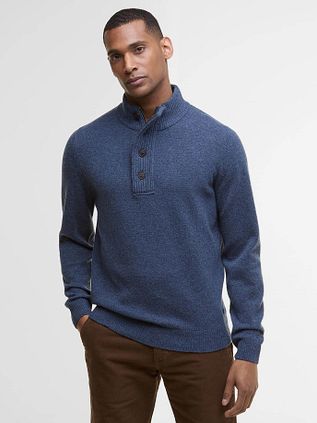 Barbour Mocker Sweater Wool Indigo