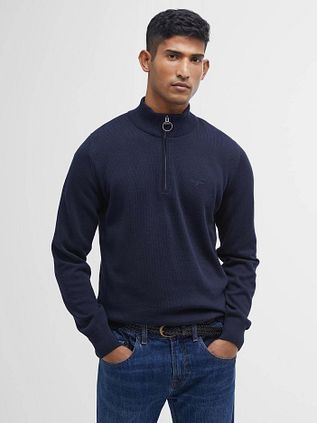 Barbour Half Zip Pullover Navy